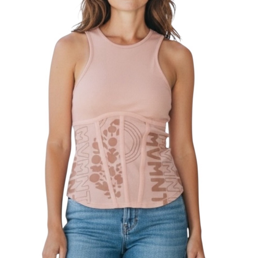 Free People Movement Pink Tank Top